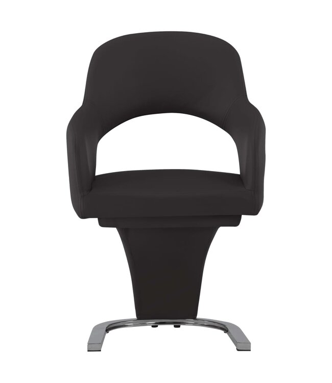 Eetkamerstoelen 6 st kunstleer bruin