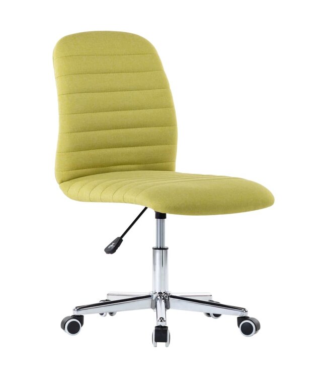 Eetkamerstoelen 6 st stof groen