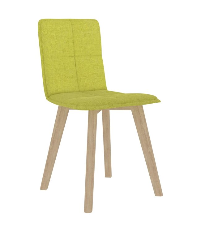 Eetkamerstoelen 6 st mosterdgeel