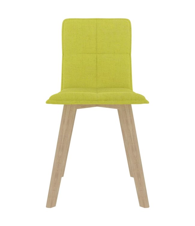 Eetkamerstoelen 6 st mosterdgeel