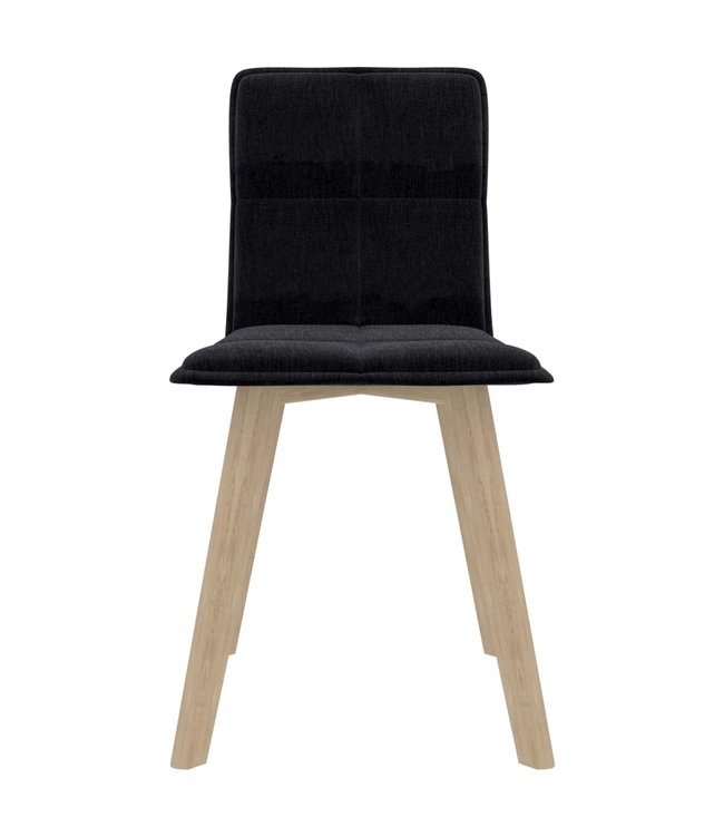 Eetkamerstoelen 6 st zwart