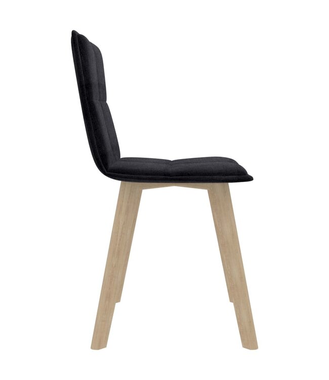 Eetkamerstoelen 6 st zwart
