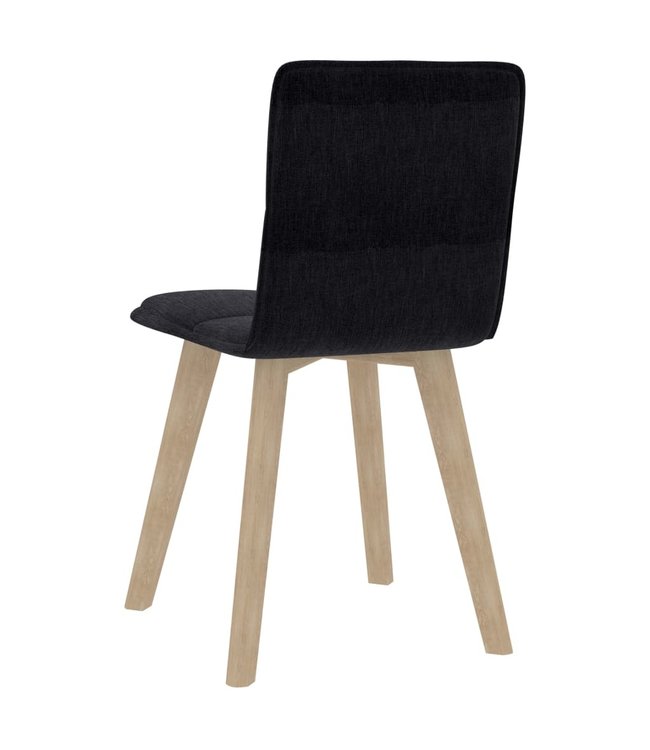 Eetkamerstoelen 6 st zwart