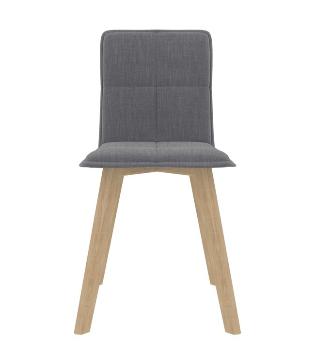 Eetkamerstoelen 6 st lichtgrijs