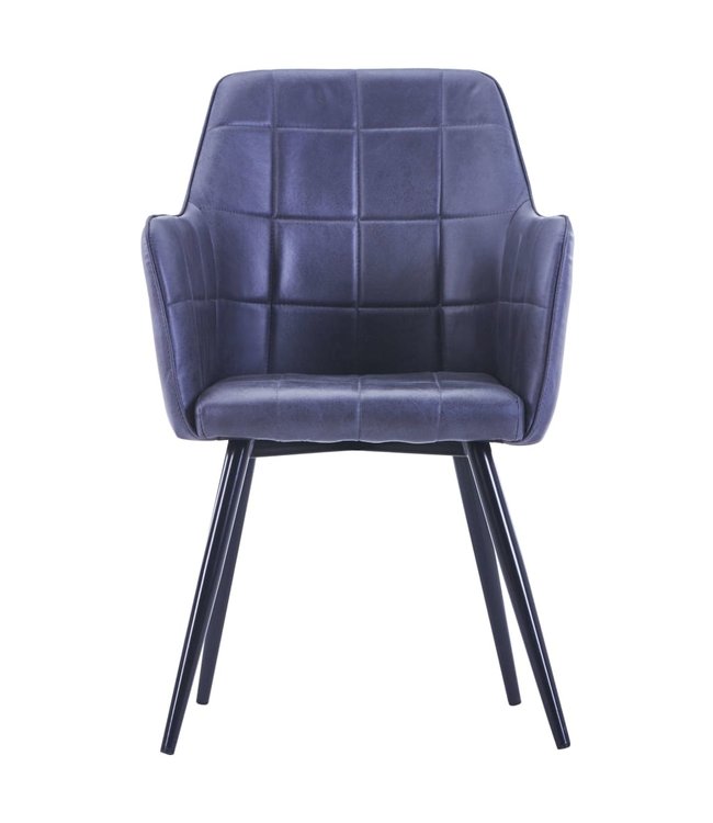 Eetkamerstoelen 6 st kunstsuède grijs