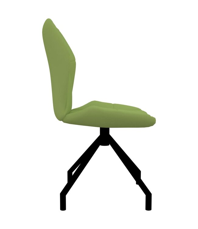 Eetkamerstoelen 4 st kunstleer groen