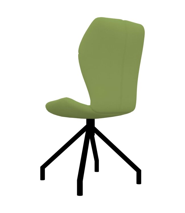 Eetkamerstoelen 4 st kunstleer groen