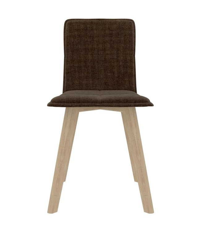 Eetkamerstoelen 4 st stof taupe