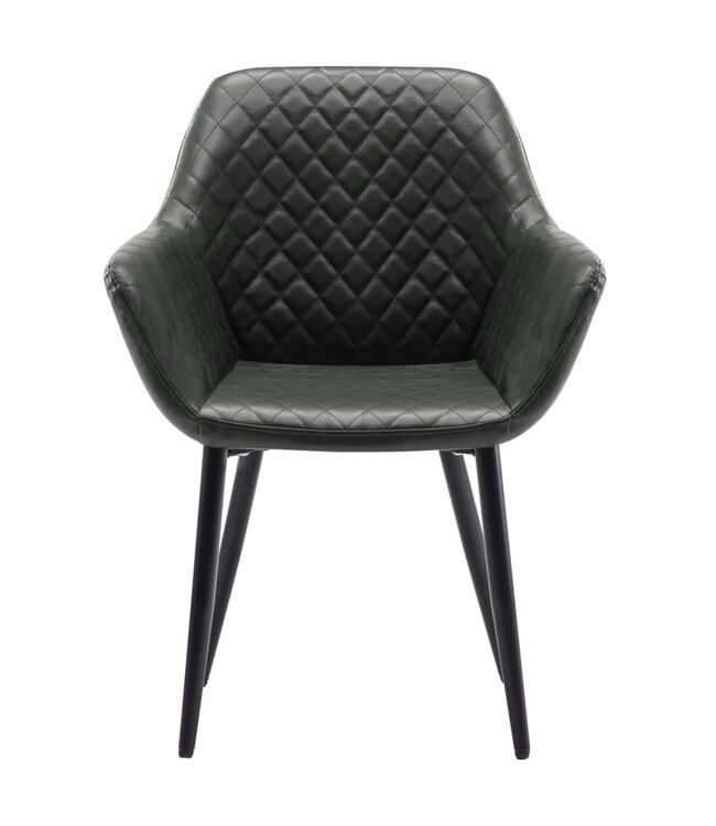 Eetkamerstoelen 2 st kunstleer grijs