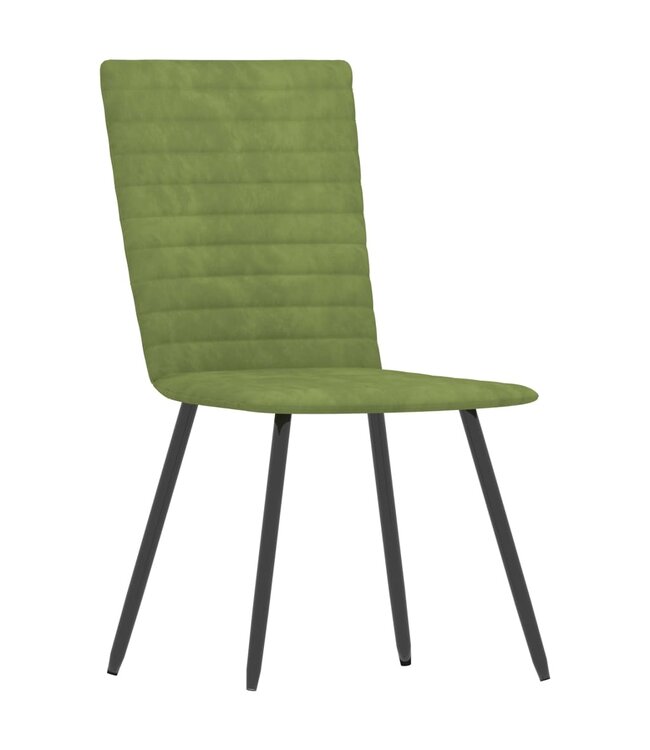 Eetkamerstoelen 2 st fluweel groen