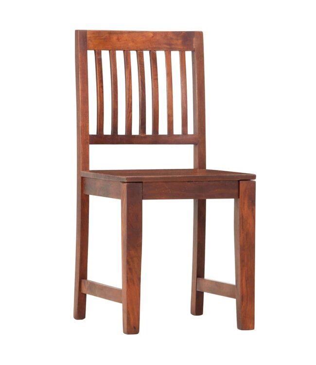 Eetkamerstoelen 4 st massief mangohout