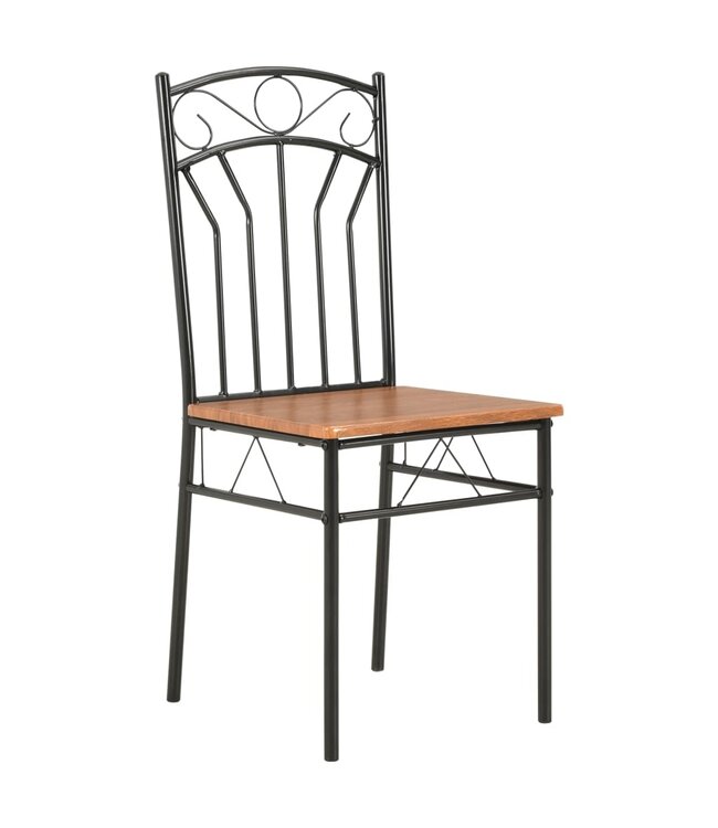 Eetkamerstoelen 2 st MDF bruin