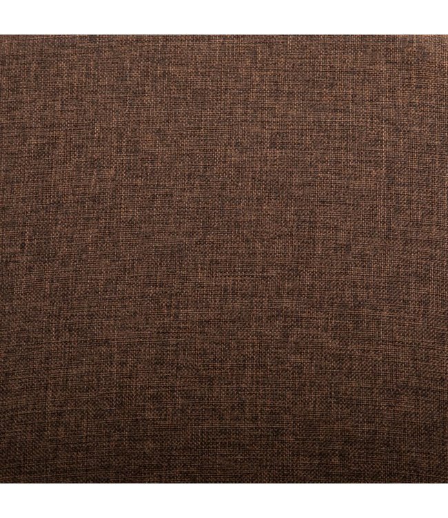 Eetkamerstoelen 2 st stof en massief eikenhout bruin