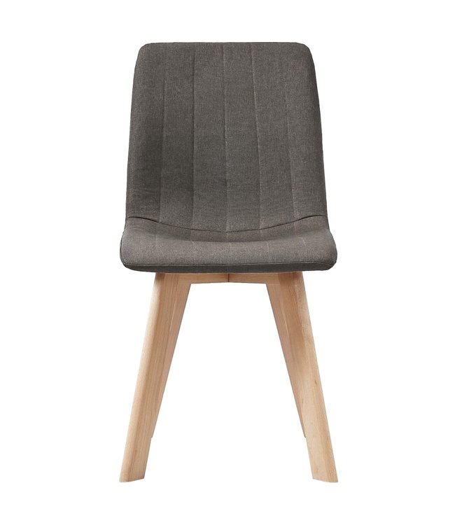 Eetkamerstoelen 4 st stof taupe