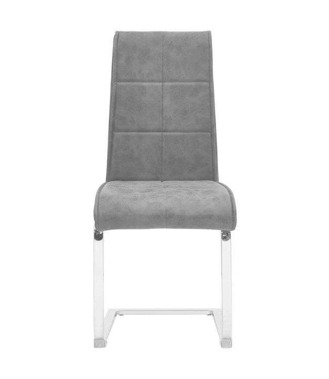 Eetkamerstoelen 2 st kunstleer zwart