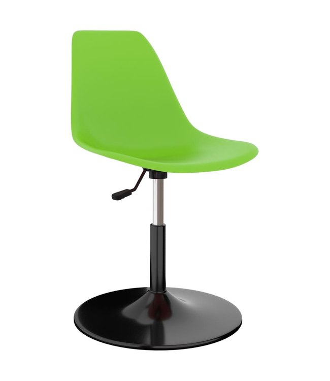 Eetkamerstoelen draaibaar 6 st PP groen