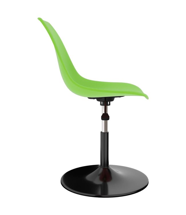 Eetkamerstoelen draaibaar 6 st PP groen