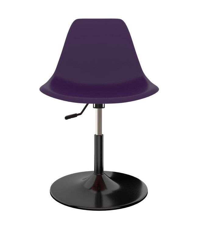 Eetkamerstoelen draaibaar 6 st PP lila
