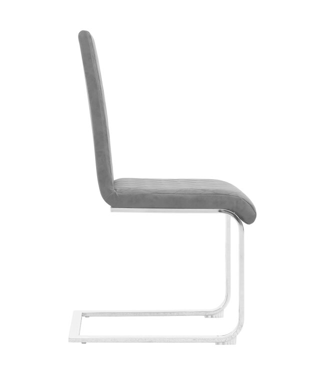 Eetkamerstoelen 4 st kunstleer zwart