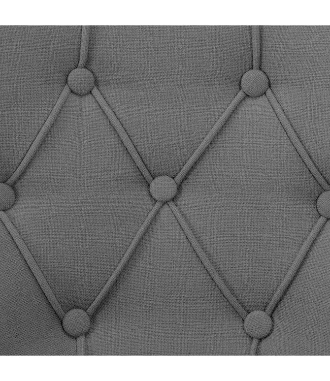 Eetkamerstoelen 4 st stof zwart