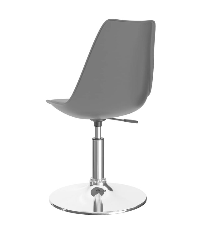 Eetkamerstoelen draaibaar 2 st kunstleer zwart