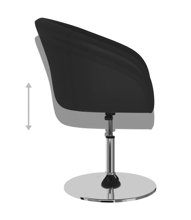 Eetkamerstoelen 6 st kunstleer grijs