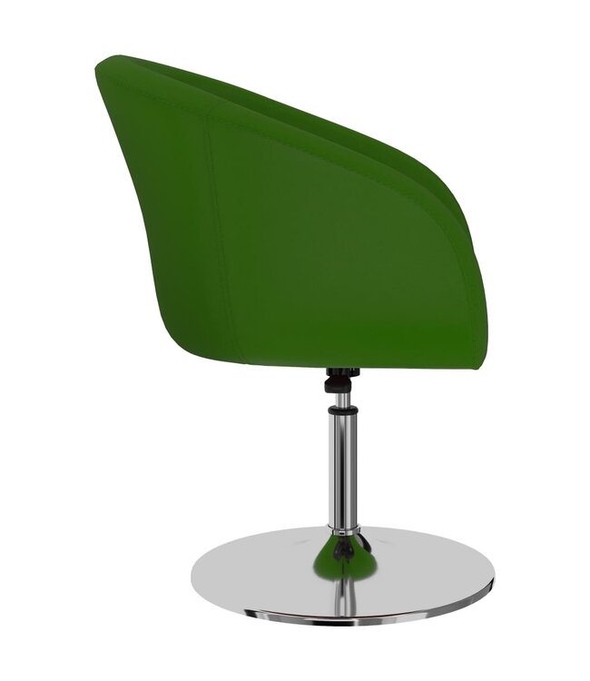 Eetkamerstoelen 4 st kunstleer groen