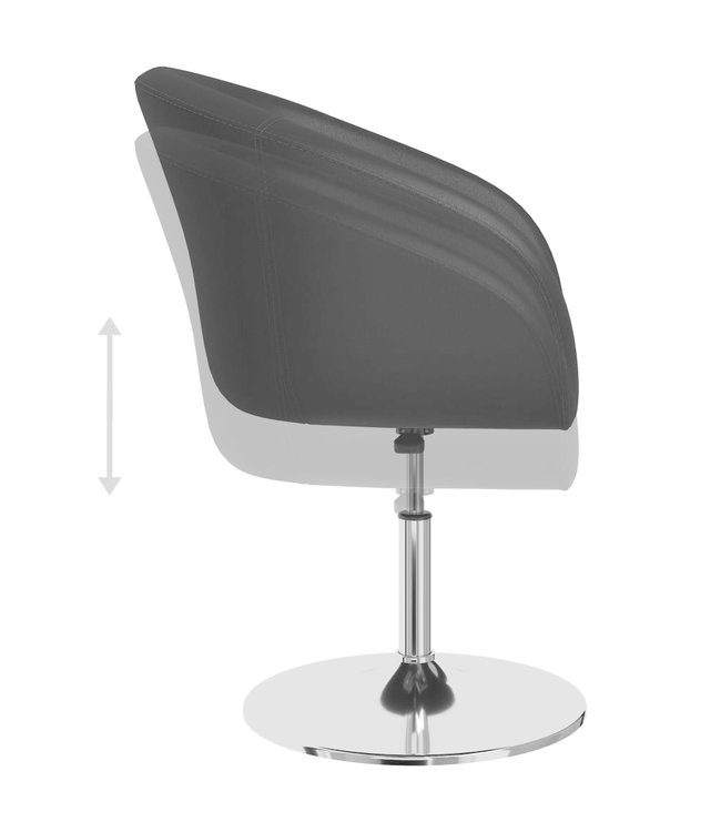 Eetkamerstoelen 4 st kunstleer zwart