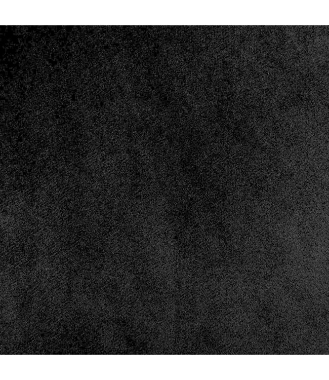 Eetkamerstoelen 4 st fluweel zwart