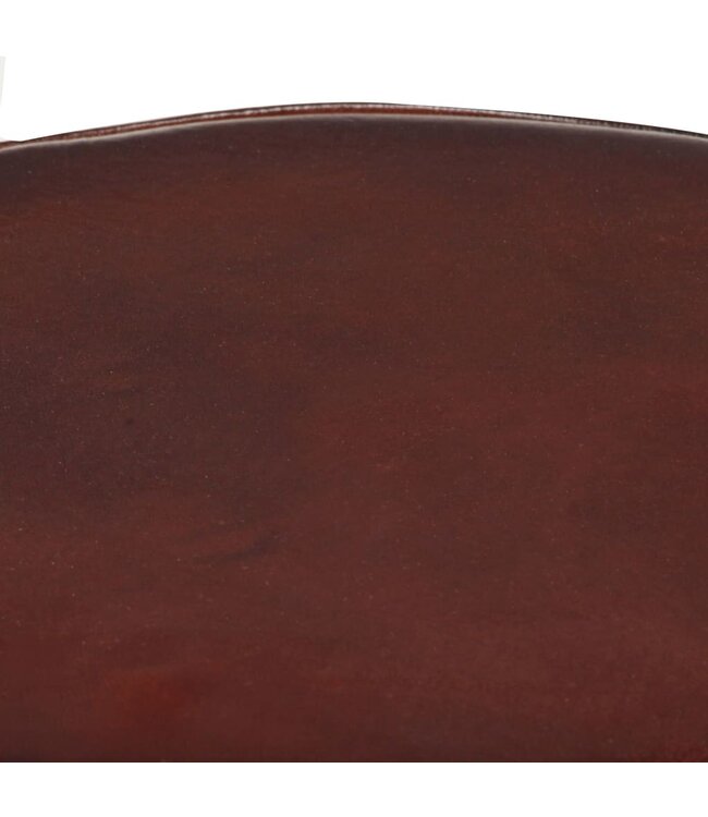 Barkrukken 2 st 66 cm echt leer