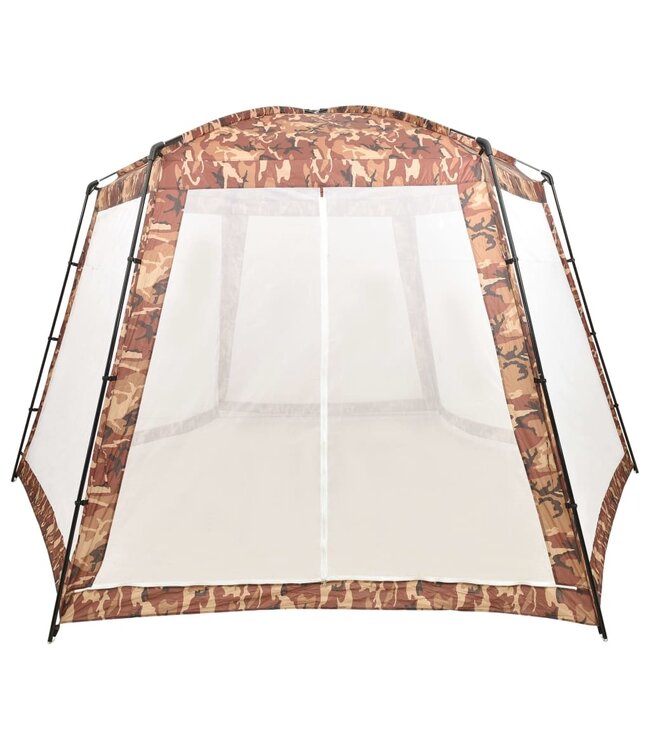 Zwembadtent 500x433x250 cm stof camouflage