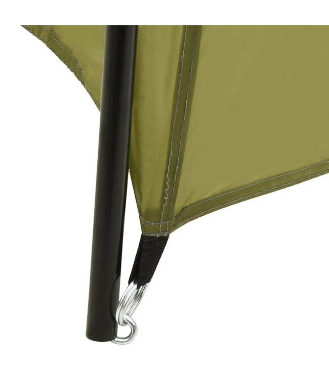Zwembadtent 660x580x250 cm stof groen