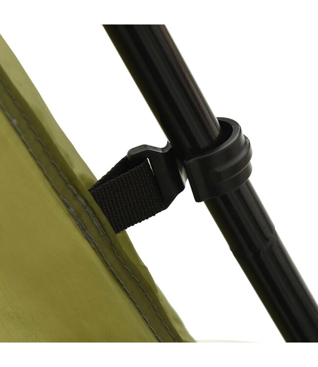 Zwembadtent 500x433x250 cm stof groen