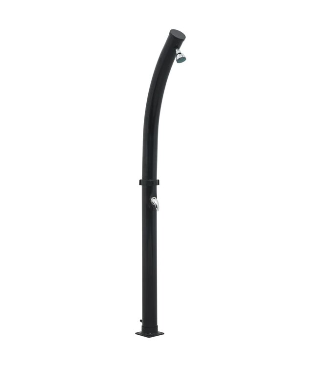 Solardouche 20 L 214 cm zwart