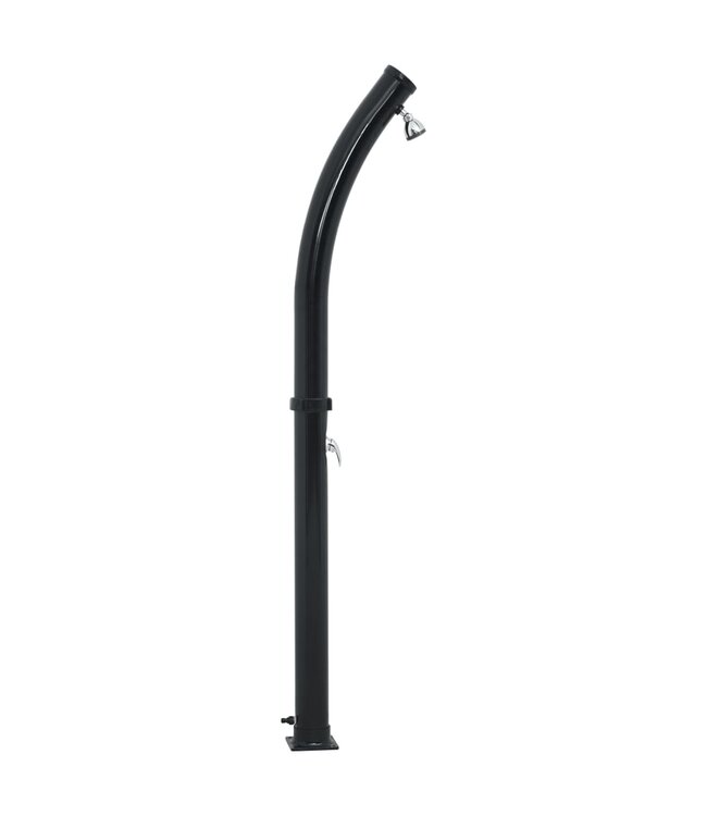 Solardouche 20 L 214 cm zwart