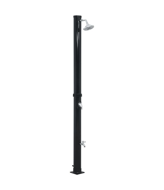 Solardouche 20 L 220 cm zwart