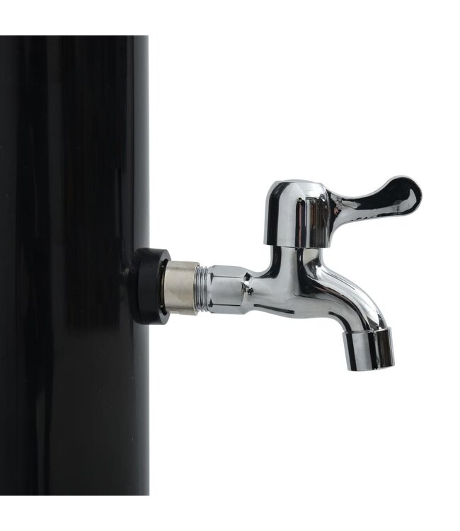 Solardouche 20 L 220 cm zwart