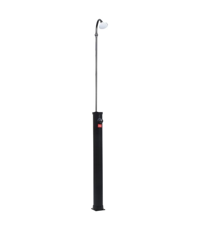 Buitendouche solar 8 L 215 cm zwart