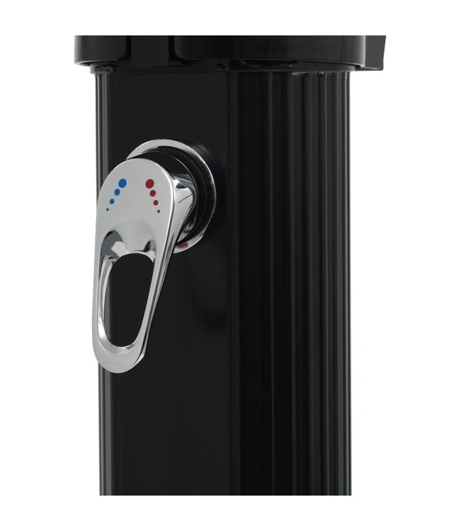 Solar douche inklapbaar 23 L 214 cm zwart