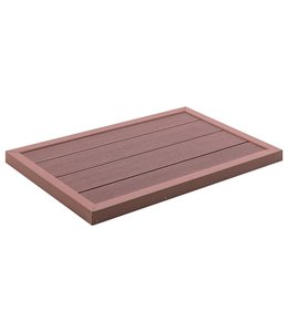 Vloerelement voor solardouche 101x63x5,5 cm HKC bruin