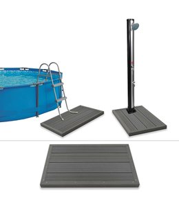 Vloerelement voor solardouche of zwembadladder HKC