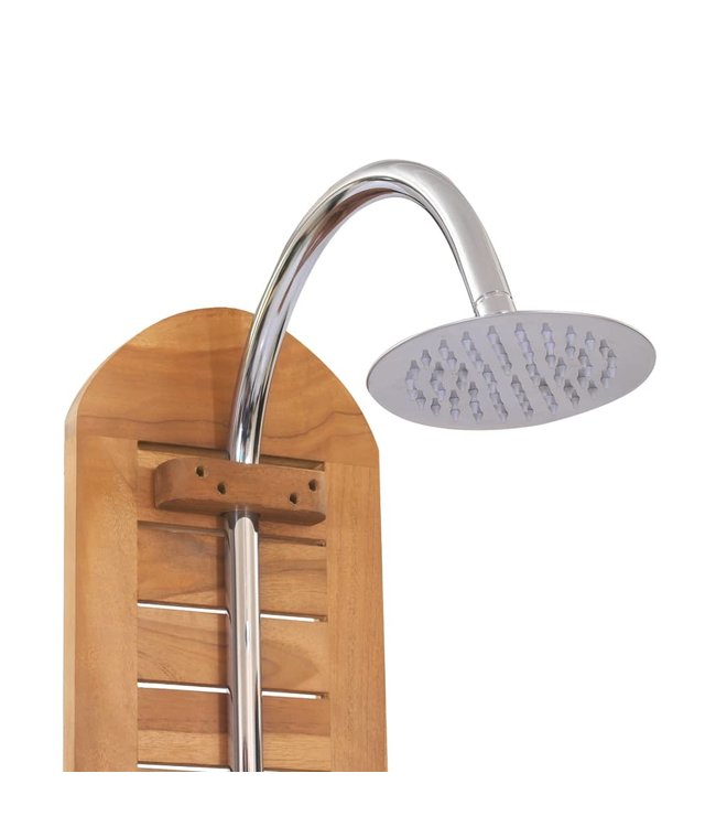 Buitendouche 70x75x204 cm massief teakhout