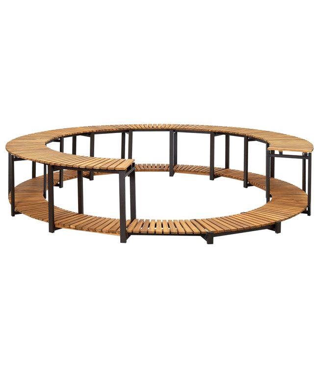 Spa-ombouw 273x53 cm massief acaciahout