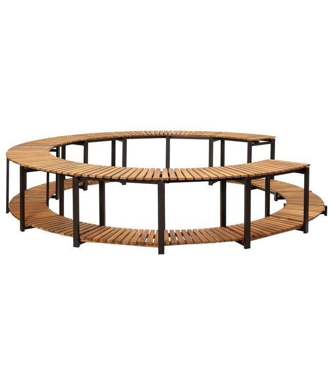 Spa-ombouw 273x53 cm massief acaciahout