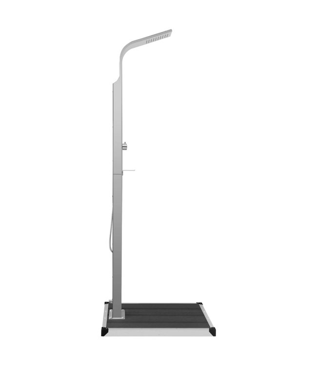 Buitendouche met bak HKC roestvrij staal