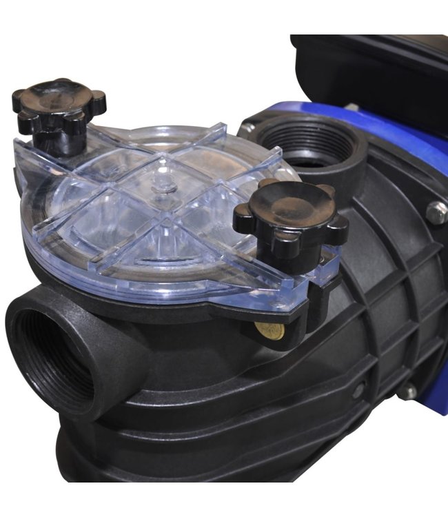 Elektrische zwembadpomp 500W blauw
