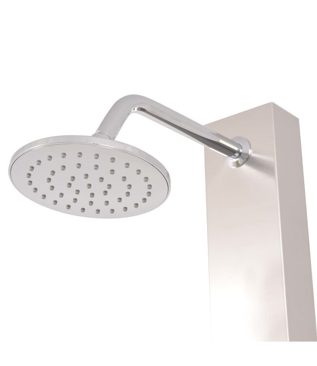 Buitendouche 210 cm geborsteld roestvrij staal