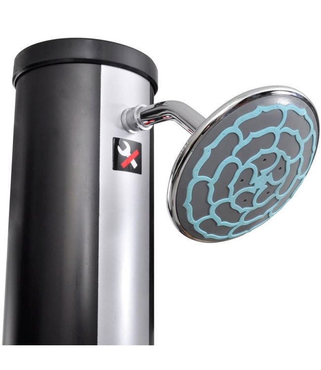 Buitendouche solar met douchekop en kraan 35 L