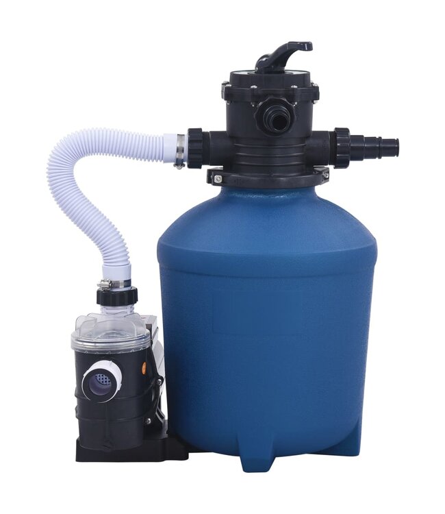 vidaXL Zandfilterpomp met timer 530 W 10980 L/u