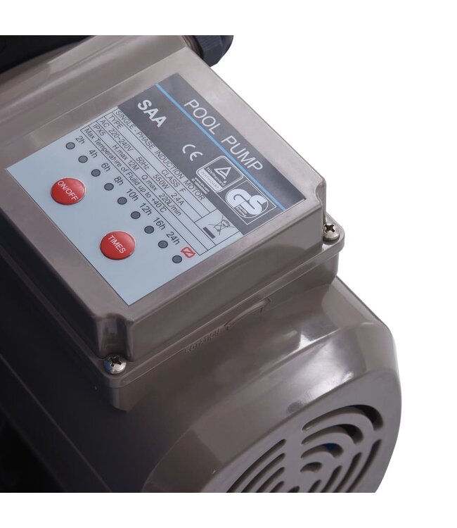 vidaXL Zandfilterpomp met timer 530 W 10980 L/u